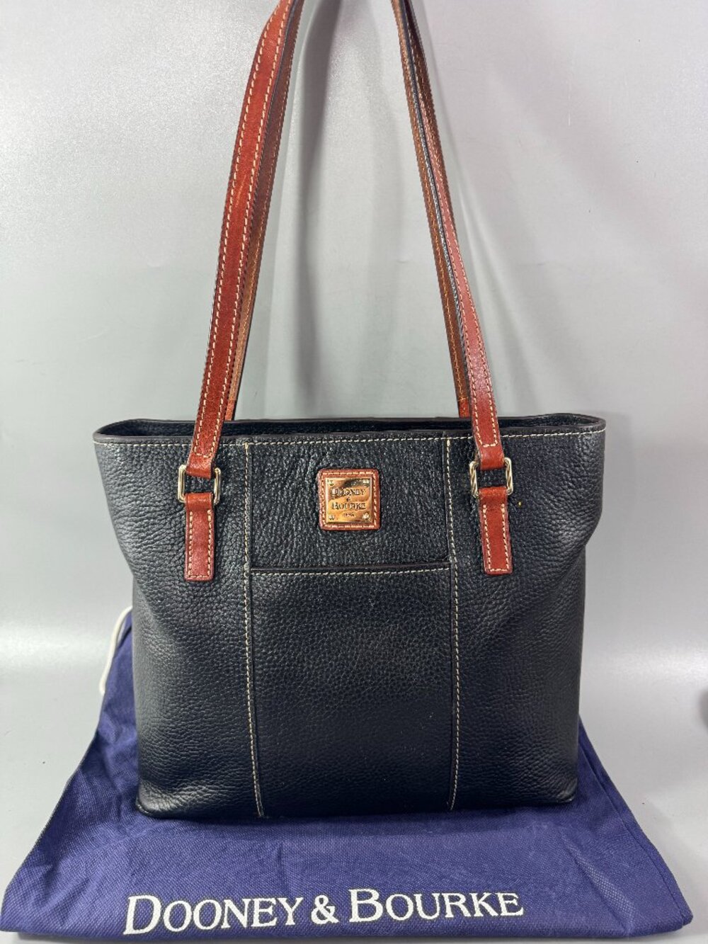Dooney & Bourke Black Leather Tote